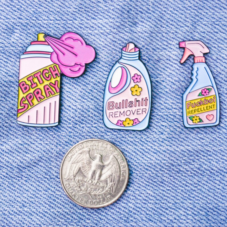 Bullshit Remover Enamel Pin Funny Enamel Pin Épingle Etsy France
