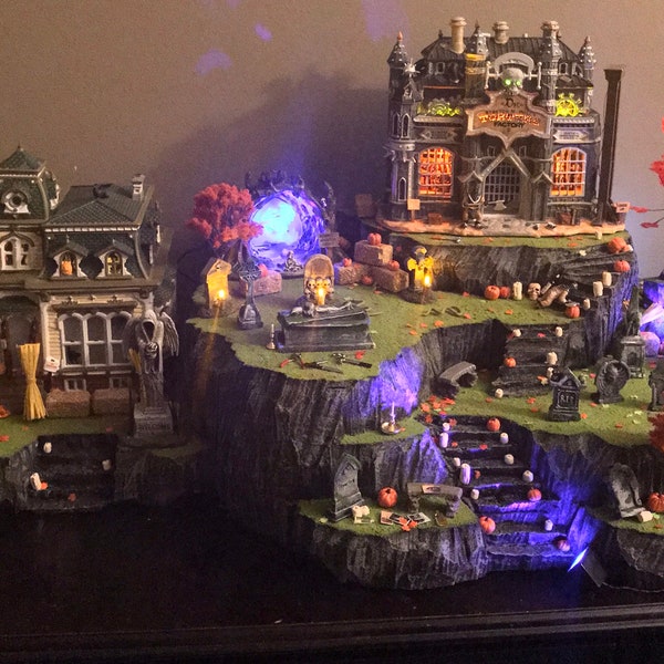 Halloween Village Display