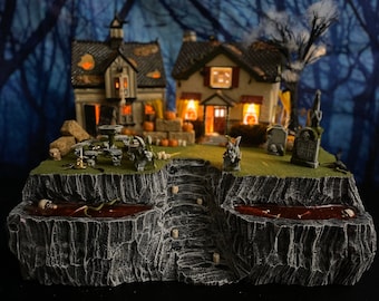 Tall skeleton in water