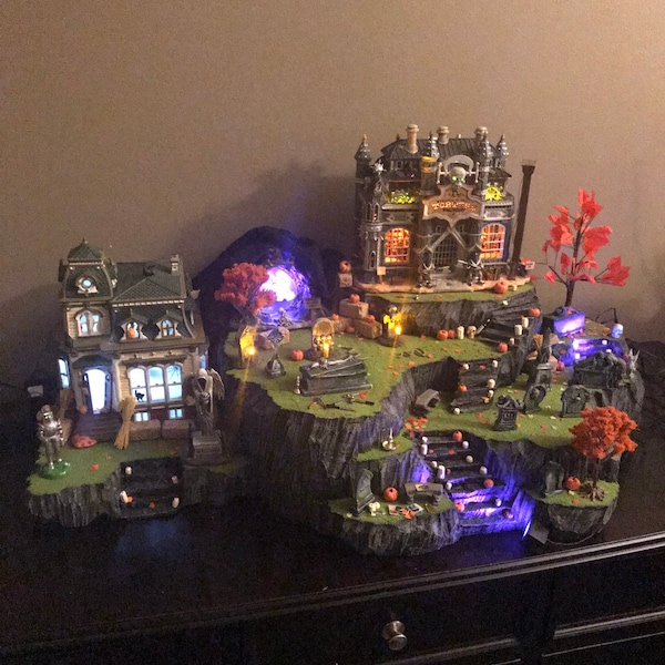 Halloween Village Etsy