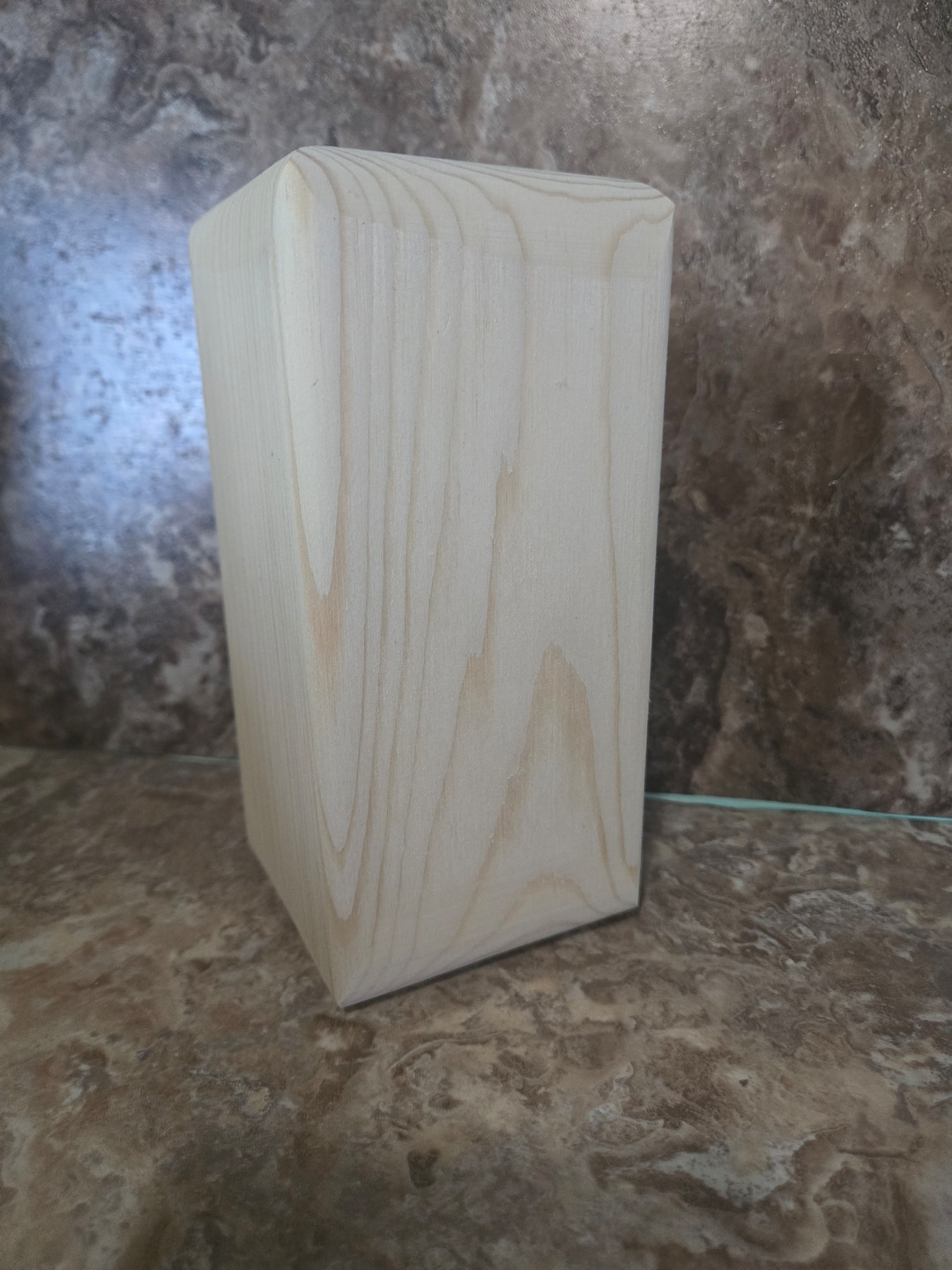Sanded Block Handmade Solid Wood Block – Sanded Smooth – 3.5