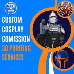 Custom 3D Printed Cosplay: Personalized Character Art & Fan Art
