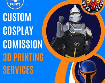 Custom 3D Printed Cosplay: Personalized Character Art & Fan Art