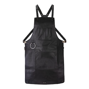 Leathershire Full Grain Leather Crossbody Apron Butcher Apron -BBQ & Grill Apron - Barber Apron - woodwork apron - Personalized Gift For Dad