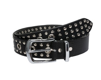 Biker Handmade Studded Bonded Full Grain Handcrafted Leather