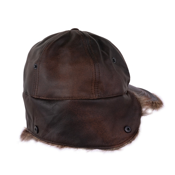Handmade Leather Winter Baseball Cap Earflap Fitted Hats Men Soft Hunting Hat Ear Flap Hat Trapper Hat Winter Warm Hat Christmas Gift Etsy UK