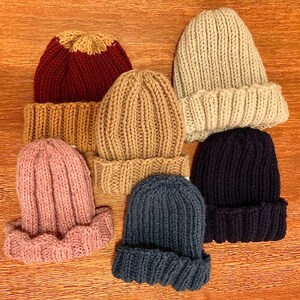 Gorro infantil/infantil/malha feita à mão