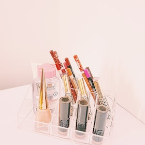 Multipurpose acrylic beauty storage, store makeup, nail polish, setting powders and other beauty products