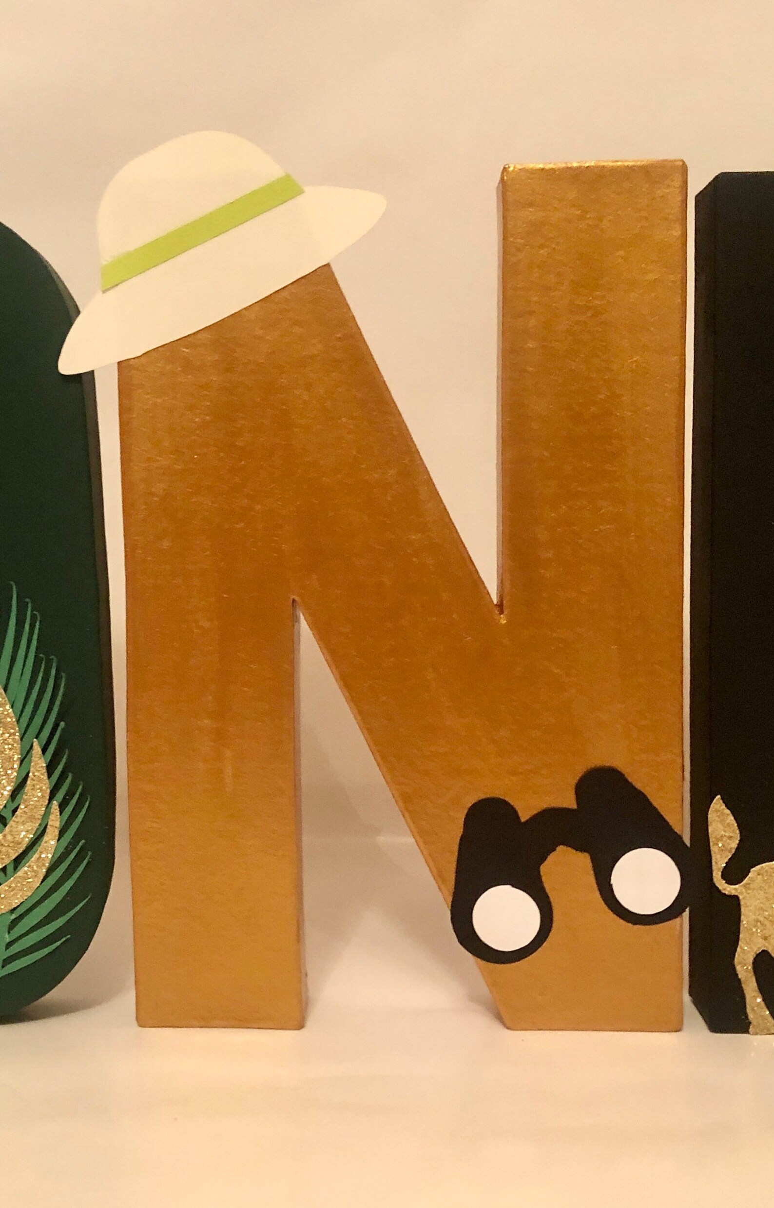 Wild One Letters Safari Theme Party Jungle Theme Party - Etsy