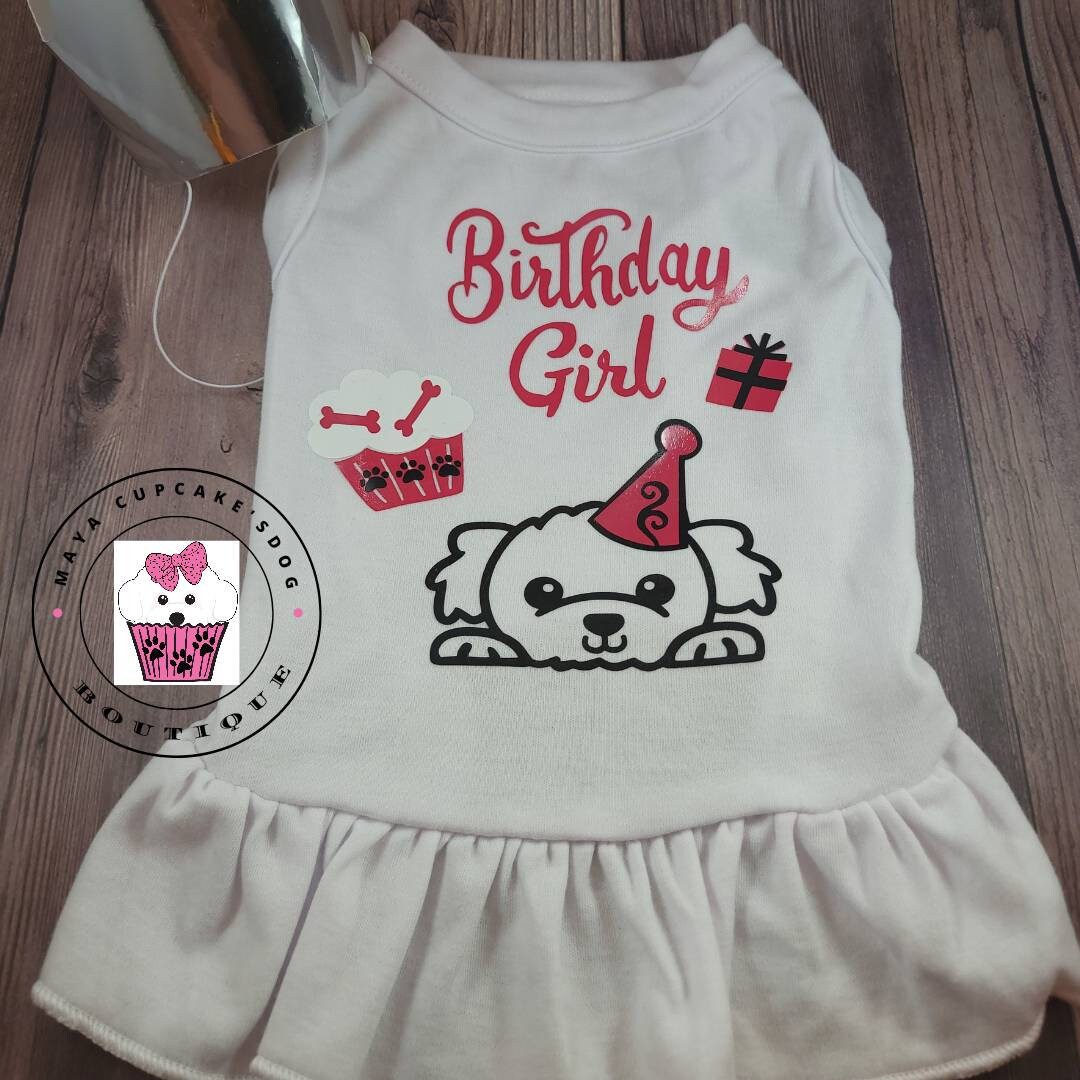 Girl Dog Girl Dog Birthday Girl Dog Birthday Shirt Girl Dog Birthday