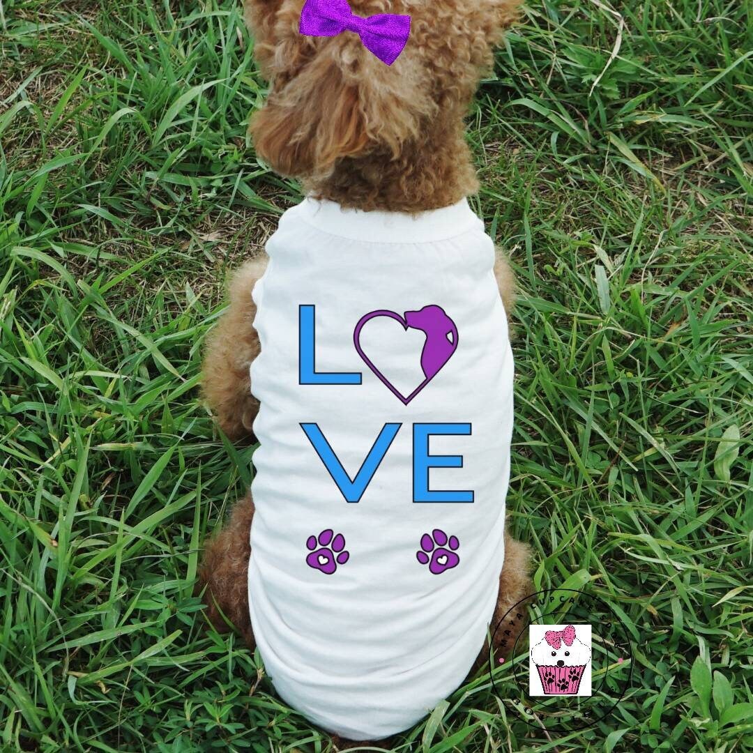 Dog Dog Shirt Dog Love Girl Dog Girl Dog Shirt Tutu Girl Etsy