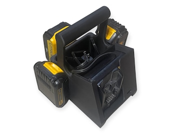 Dewalt Charging Station - Battery Caddy - Handle - Holder