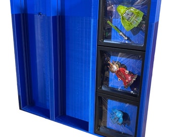 Organizador de estante protector de minifiguras Lego: varios tamaños disponibles; se puede montar en la pared