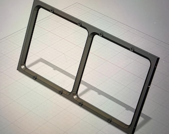 Nerdqaxe++ Bitcoin Miner Display Rack - 2 Unit