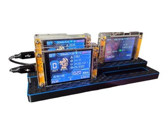 Bitcoin Miner Double Wide Stand - ESP32 Board - Multiple Configurations - NerdMiner NMMiner