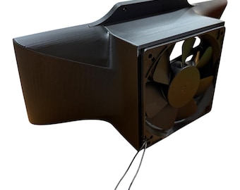 NerdQaxe++ Display Rack Cooling System - Modular Attachment