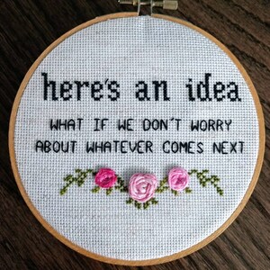 Here&#39;s An Idea Handmade Cross Stitch