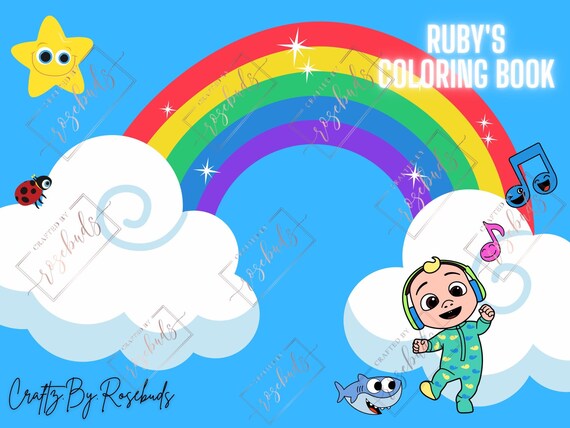 Cocomelon Coloring Book Cover - Etsy New Zealand