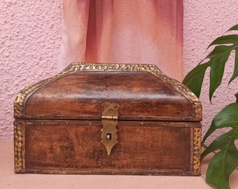 Joyero de madera vintage: joyero real indio