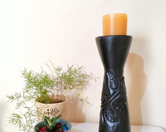 KERZENHALTER AUS HOLZ