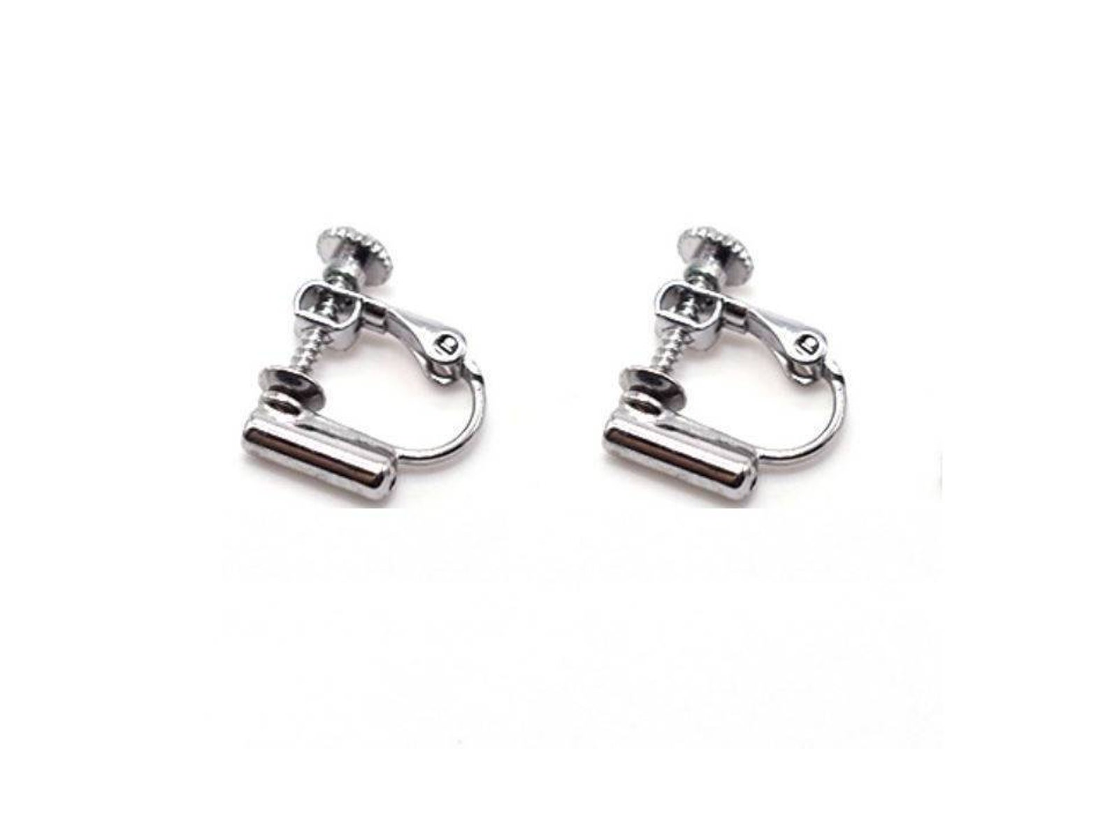 2 Pieces Screw Back Clip on Earring Converters From Pierced Etsy