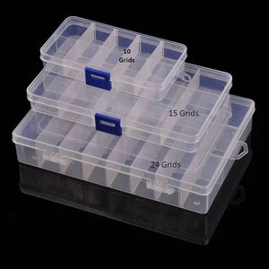 Grid Plastic Organizer Box 