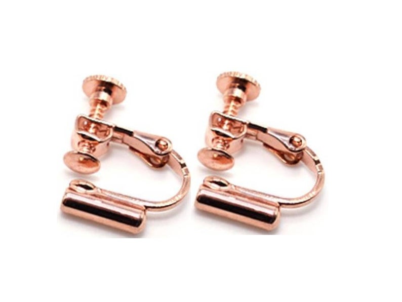 2 Pieces Screw Back Clip on Earring Converters From Pierced Etsy