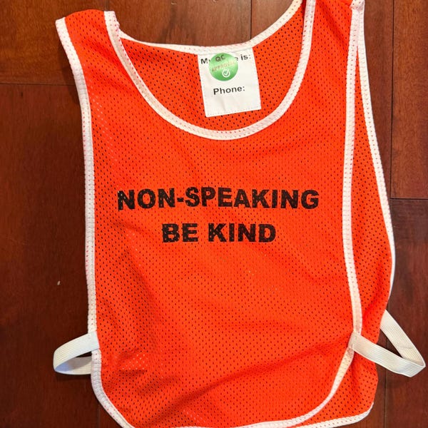 Non-Speaking - Be Kind Vest