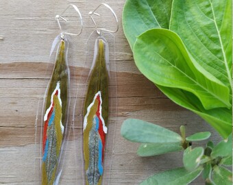 Leaf earrings