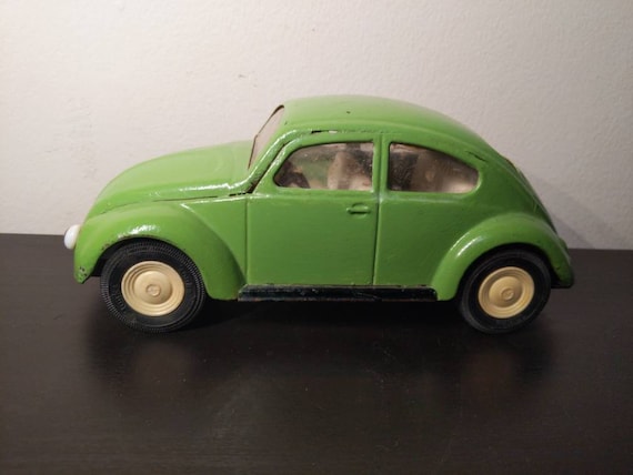 TONKA Green Volkswagen VW Beetle Bug 52680 1960s Pressed Steel Car