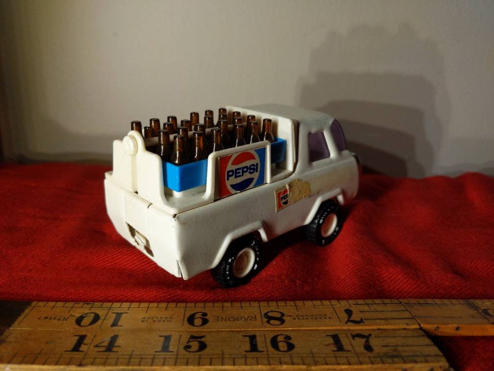 Vintage Buddy L Metal Pepsi Cola Delivery Truck With Drinks Etsy