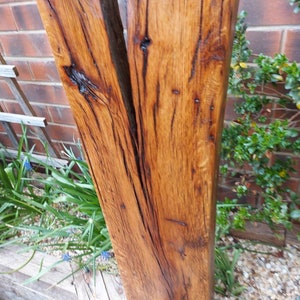 Escultura de jardín de 72 cm tallada en roble viejo recuperado | Etsy