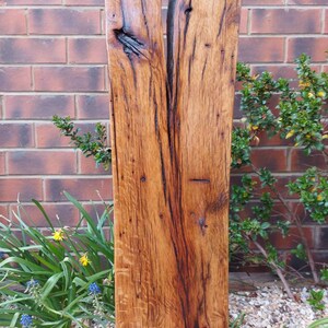 Escultura de jardín de 72 cm tallada en roble viejo recuperado | Etsy