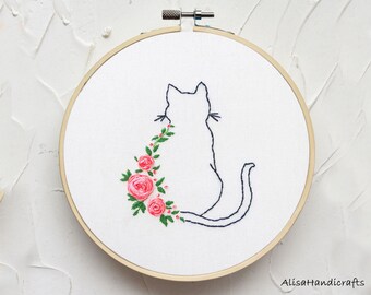 picture Simple Flower Easy Embroidery Designs Drawing easy embroidery etsy