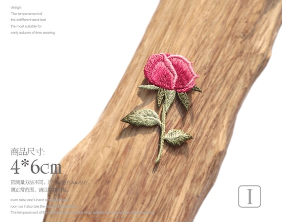 2 Parches Para Coser Con Rosas, Parches Decorativos Para Planchar Con Flores, Parches Bordados Grandes Para Mochilas, Ropa, Jeans, Agujeros, Chaqueta, Sombrero (rosa Morado