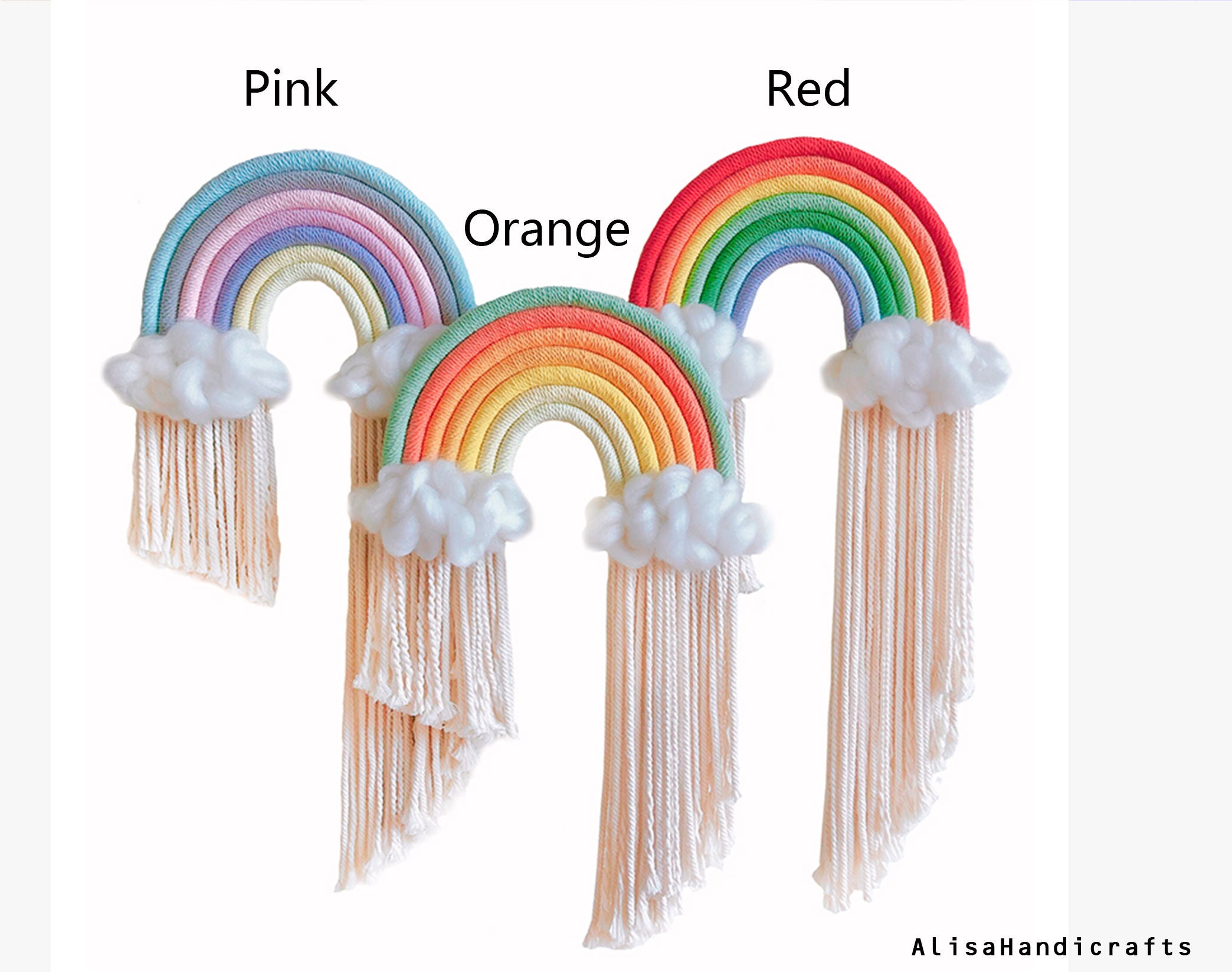 Macrame Rainbow Weave Kit,wall Hanging, DIY Cheerful Hanging Decor ...