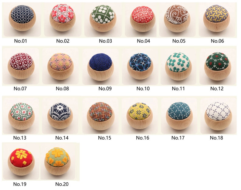 Embroidery Pin Cushion Kitjapanese Sashiko Pincushion With Etsy
