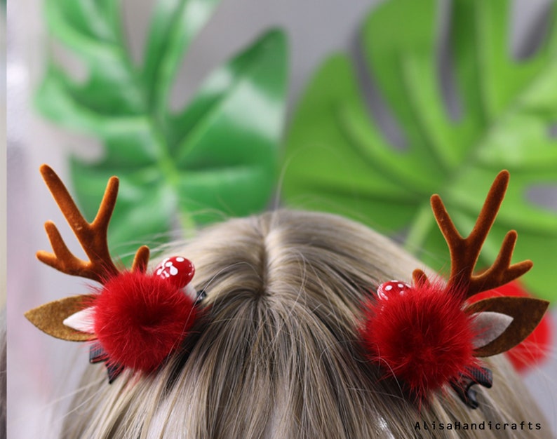 DIY Weihnachten Haarschmuck Blume Haarspange für Mädchen Etsy