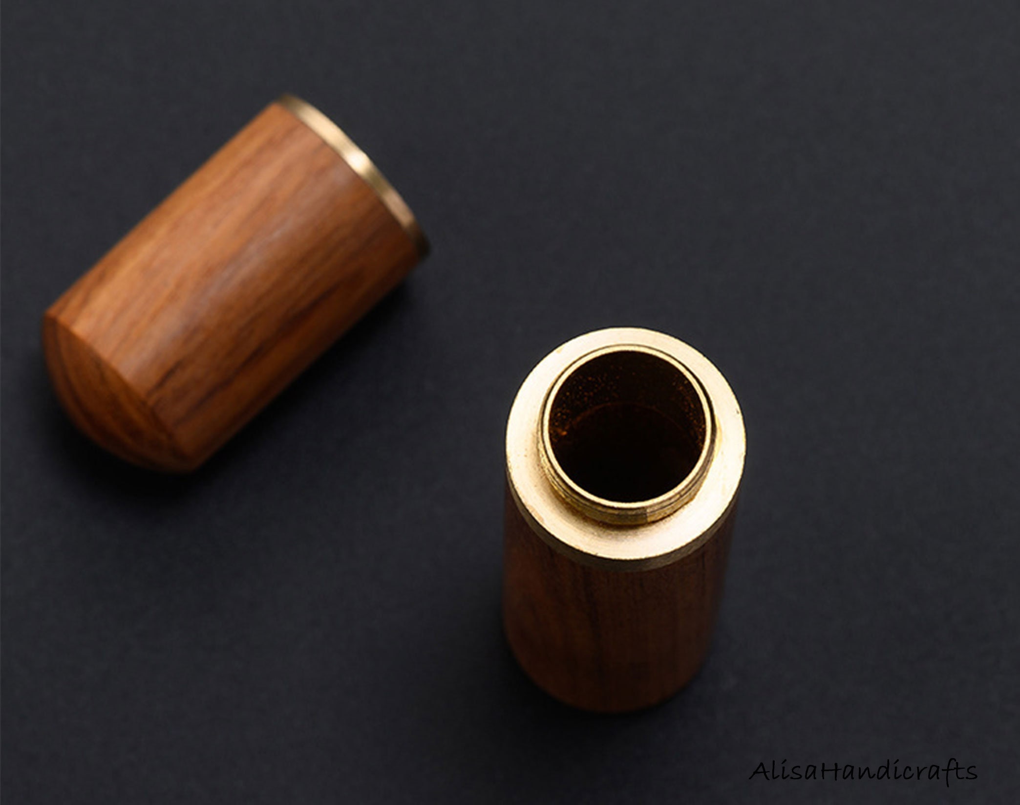 Solid Wood Needle Case Needle Storage Wooden Tube for Etsy