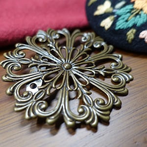 Round Brooch Base for Embroidery Jewelry Making Material, Blank Brooch ...