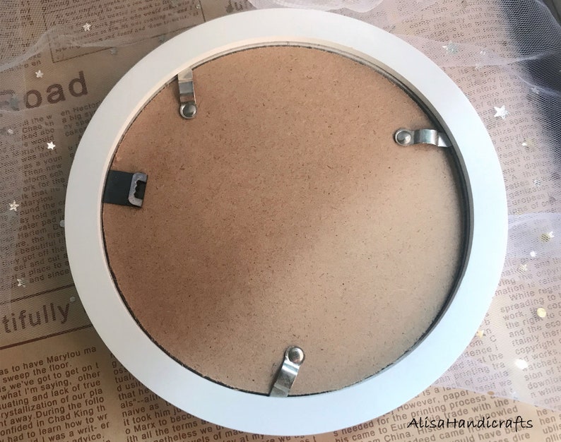 Round embroidery frame Cross Stitch Embroidery Display Frame Etsy