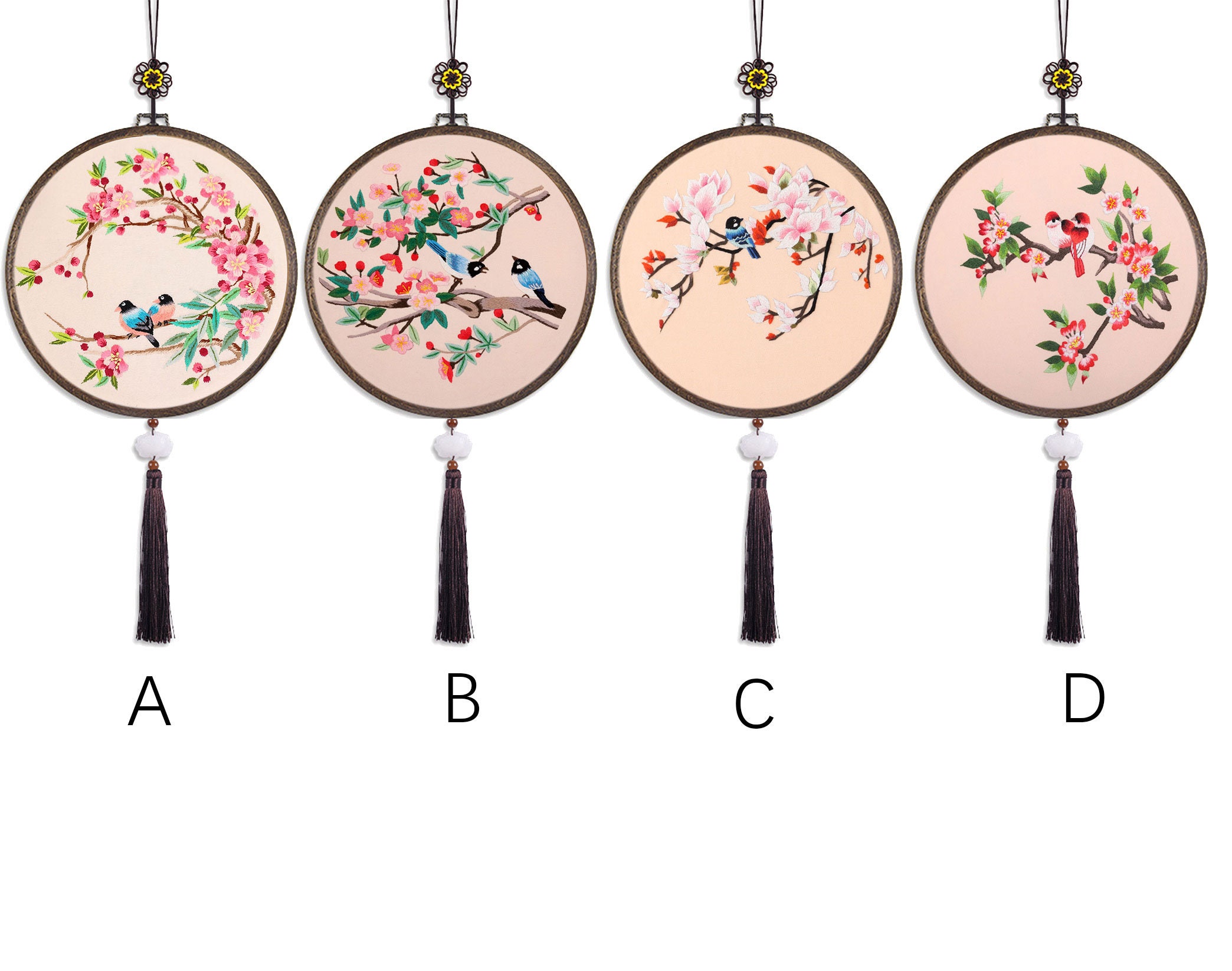 Beginner Embroidery Kit Bird Embroidery Pattern Flower Full Etsy