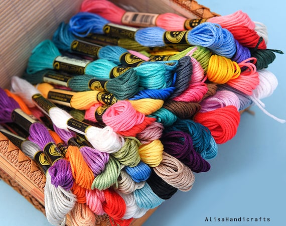 Airo 482色展開の刺繍糸セット、個別のクロスステッチ刺繍糸、DMC刺繍