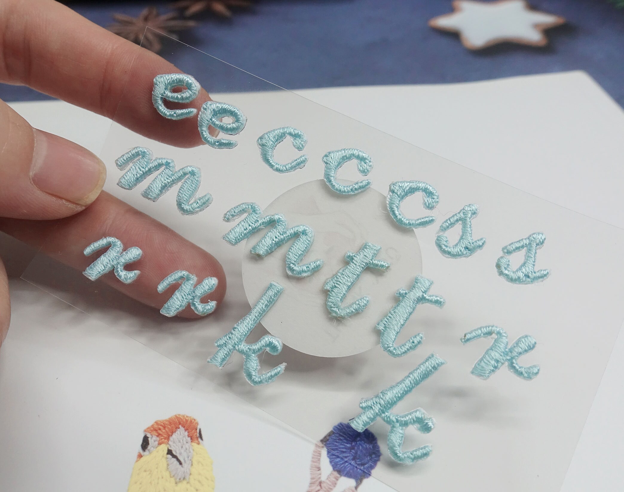 26-teiliges Alphabet Aufnäher Set – Zum Aufbügeln & Annähen