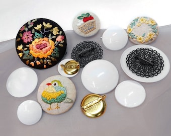 Base de broche ronde pour broderie