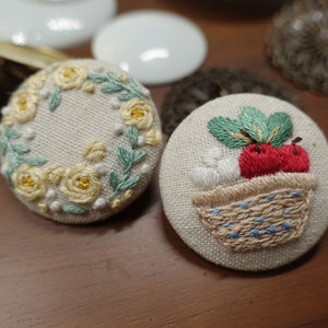 Base de broche ronde pour broderie image 7