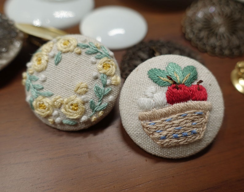 Base de broche ronde pour broderie image 7