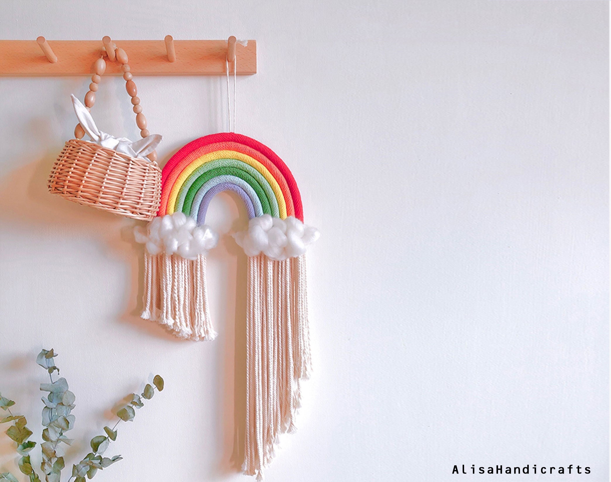 Macrame Rainbow Weave Kit,wall Hanging, DIY Cheerful Hanging Decor ...