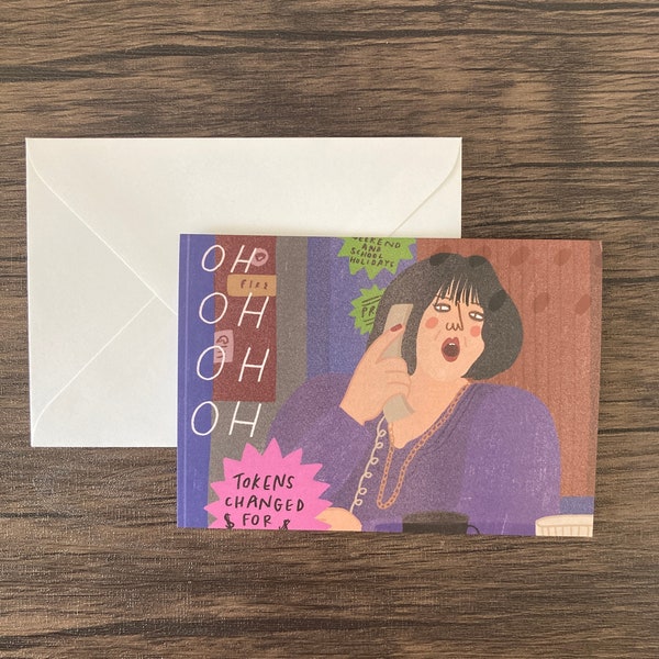 Gavin and Stacey Nessa Card