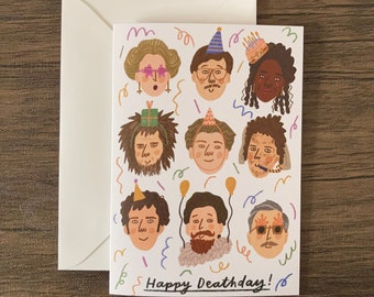 Ghosts Death Day Card